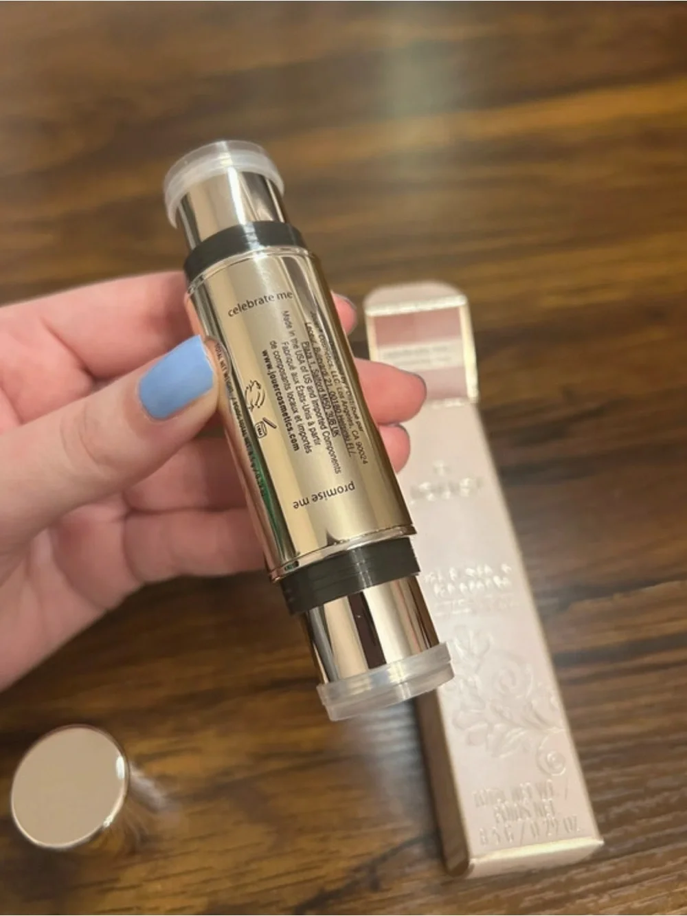New Jouer double ended cream blush cruelty free Celebrate Me/ Promise Me